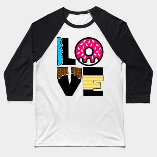 Donut Love Donut Day Gifts Baseball T-Shirt